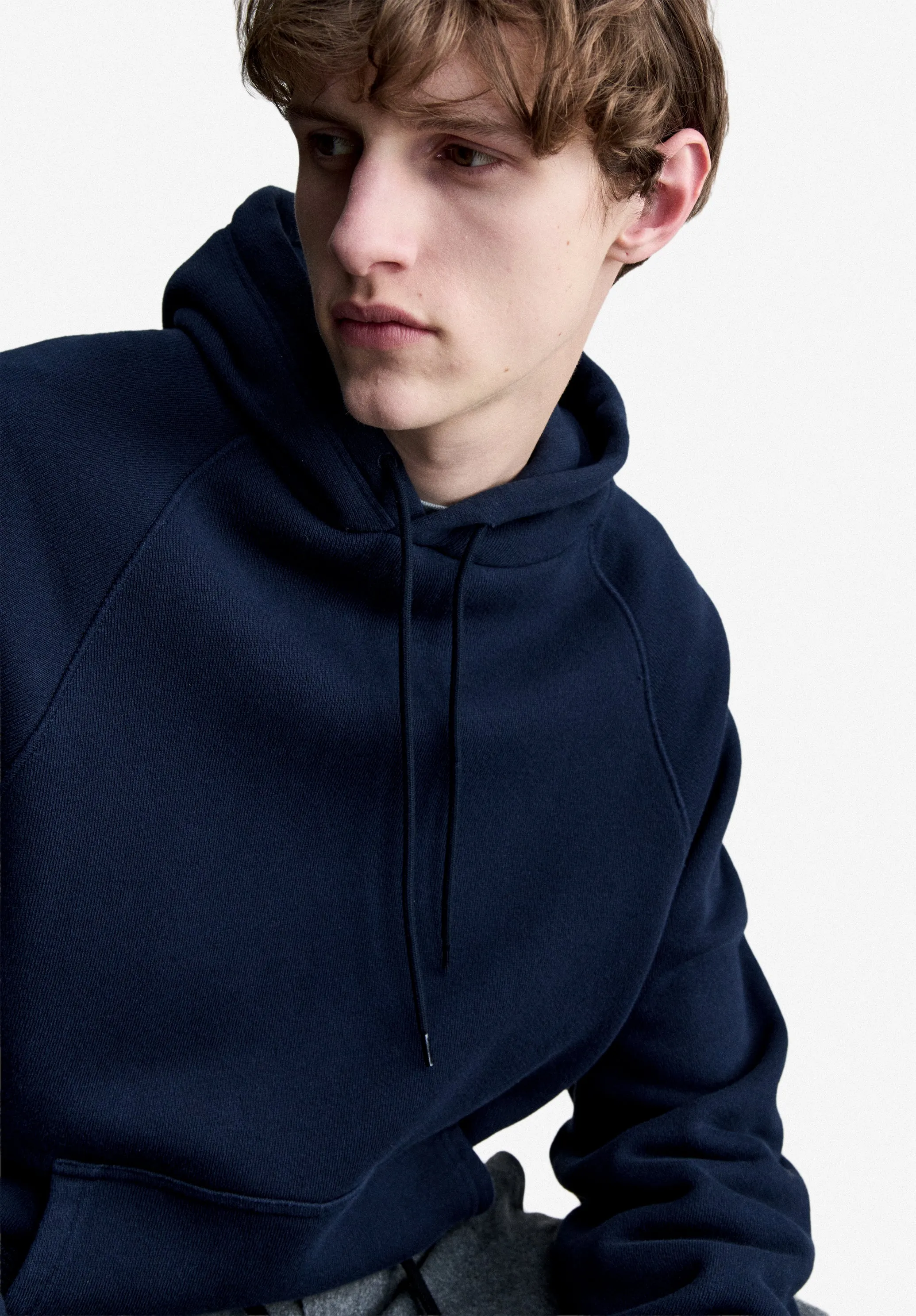 Thimothe Hoodie - Navy blue hoodie with raglan sleeves (M) sold by A.P.C. product image thumbnail 4