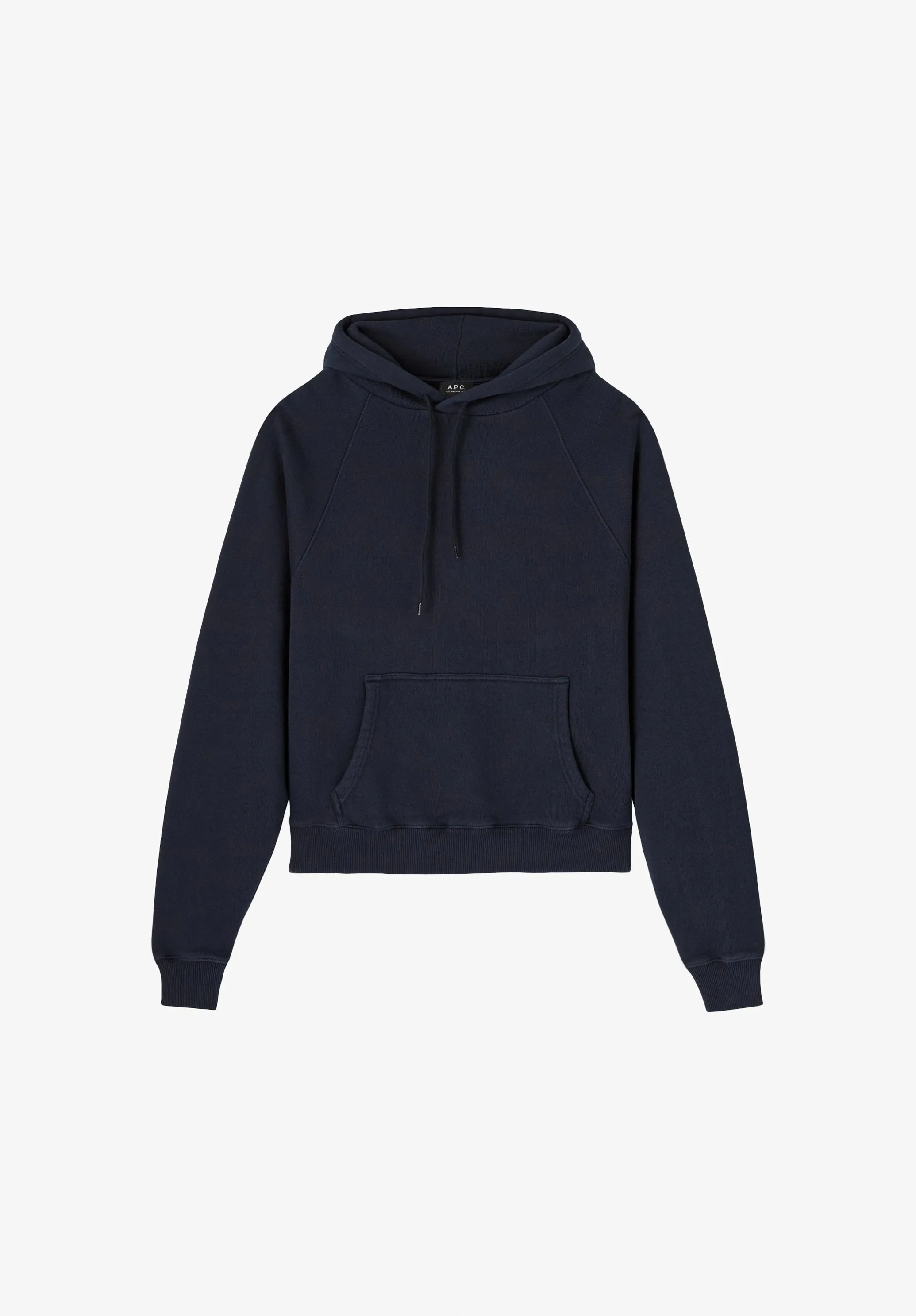 Thimothe Hoodie - Navy blue hoodie with raglan sleeves (M) sold by A.P.C.
