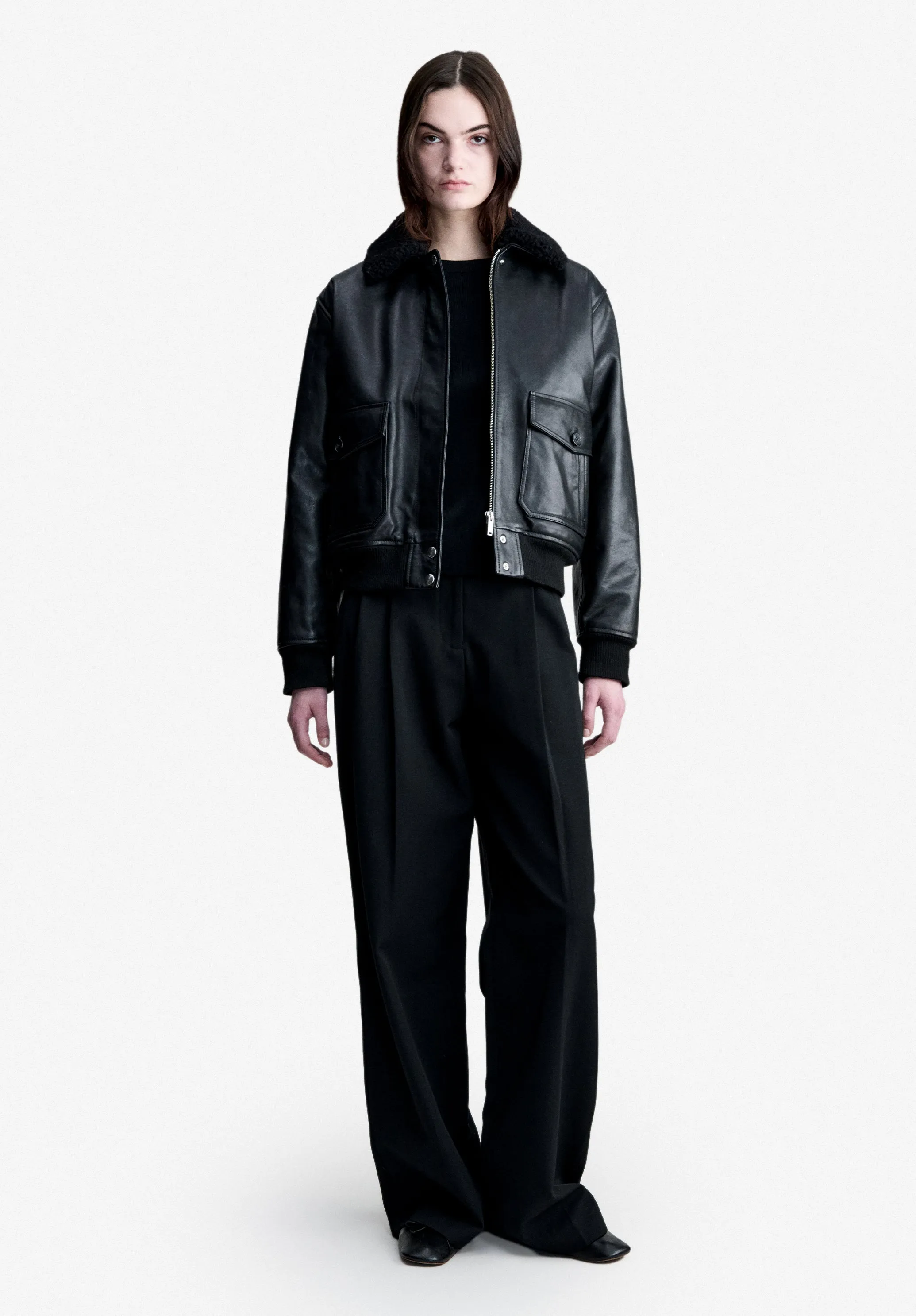 Ginny Pants - Loose-fit black cotton Pants sold by A.P.C. product image thumbnail 2