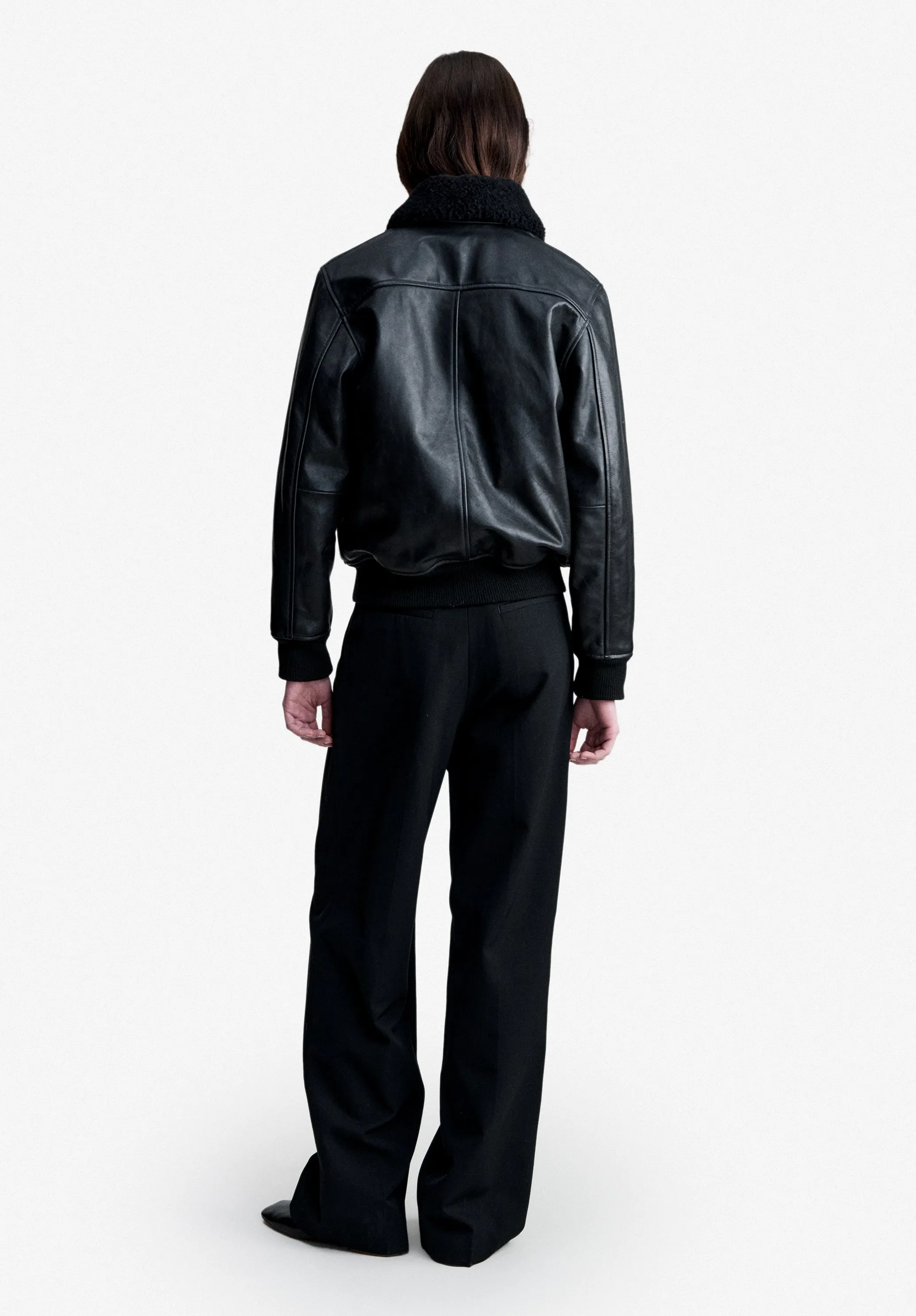 Ginny Pants - Loose-fit black cotton Pants sold by A.P.C. product image thumbnail 3