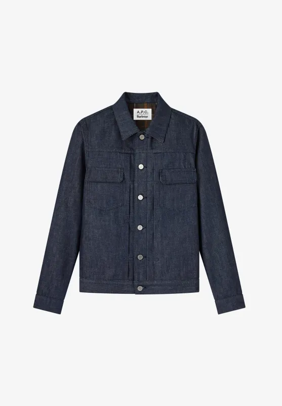 Denim Trucker Jacket A.P.C. X Barbour made by Barbour