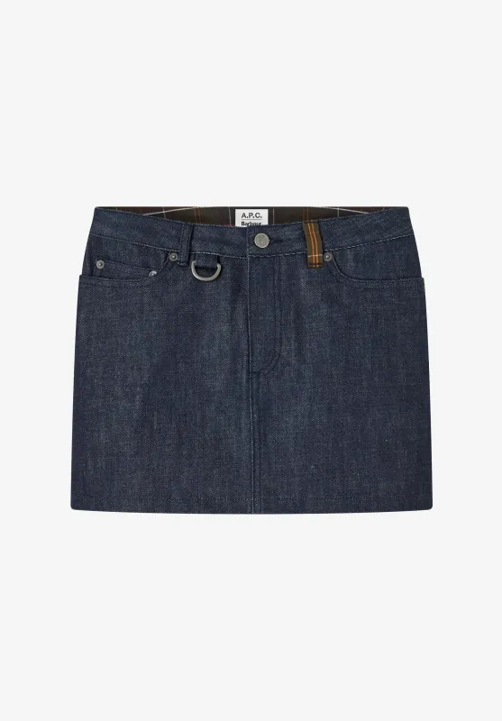 Denim mini-skirt A.P.C. X Barbour made by Barbour