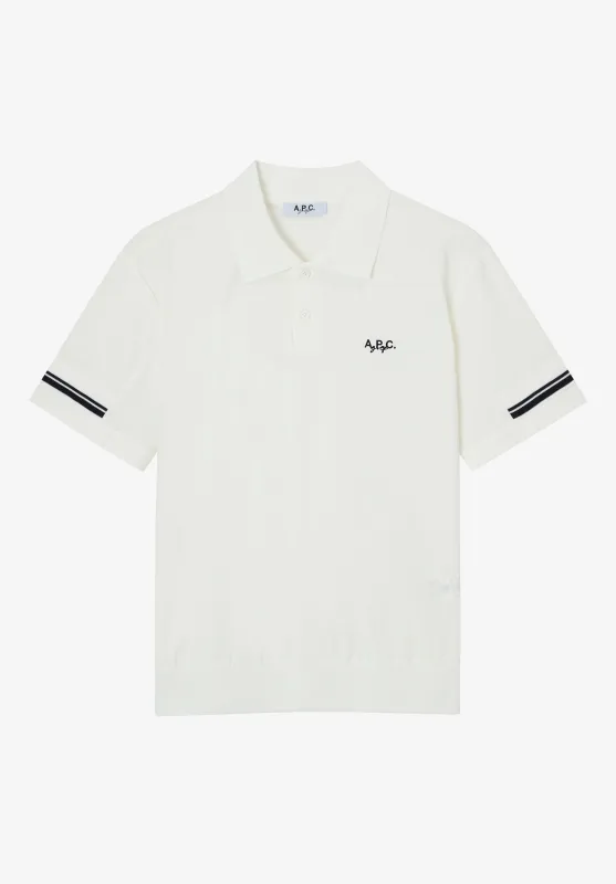 Knitted Polo Shirt made by A.P.C.