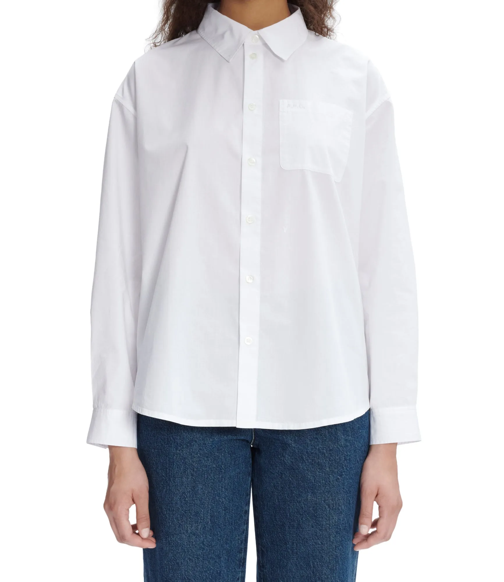 Boyfriend Avec Logo shirt sold by A.P.C. product image thumbnail 5