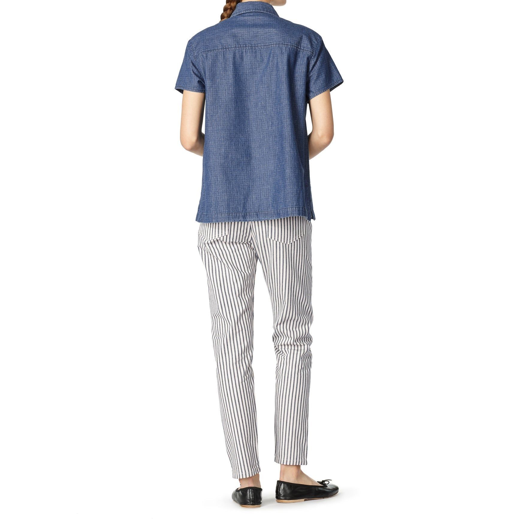 Cléo short-sleeve shirt sold by A.P.C. product image thumbnail 4