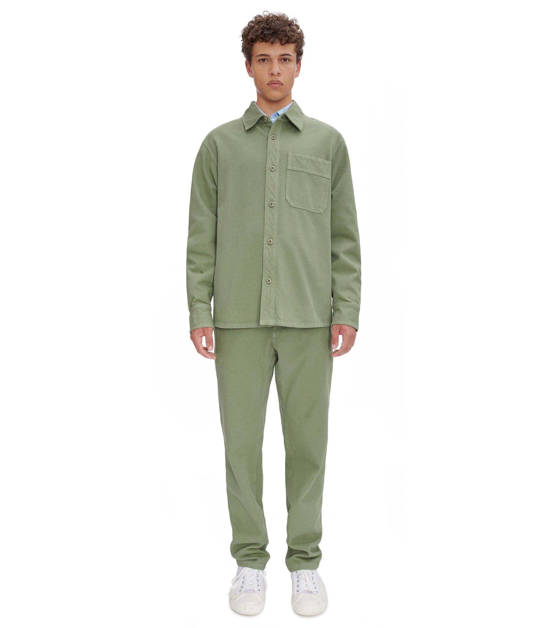 Basile Logo overshirt sold by A.P.C. product image thumbnail 4