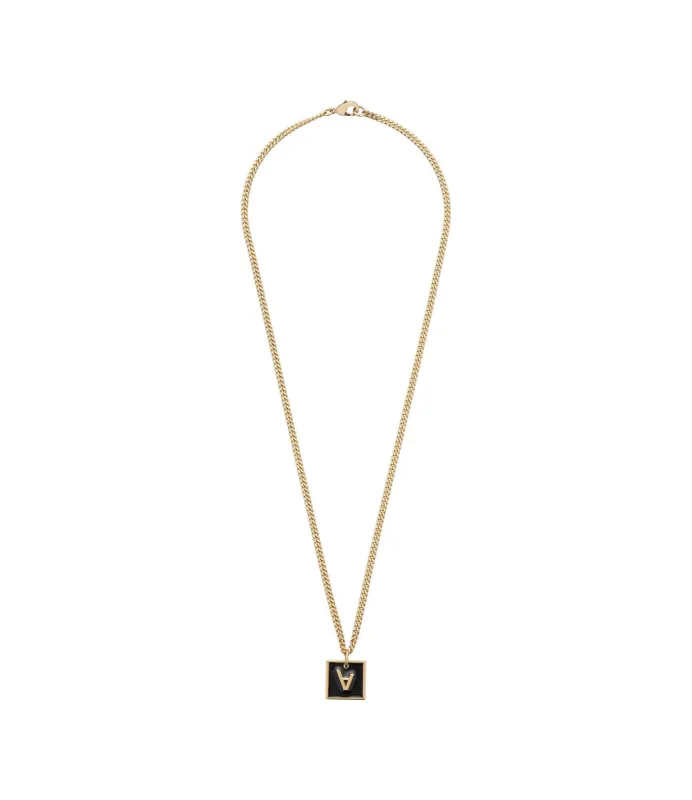 Logo A Plaques necklace sold by A.P.C.