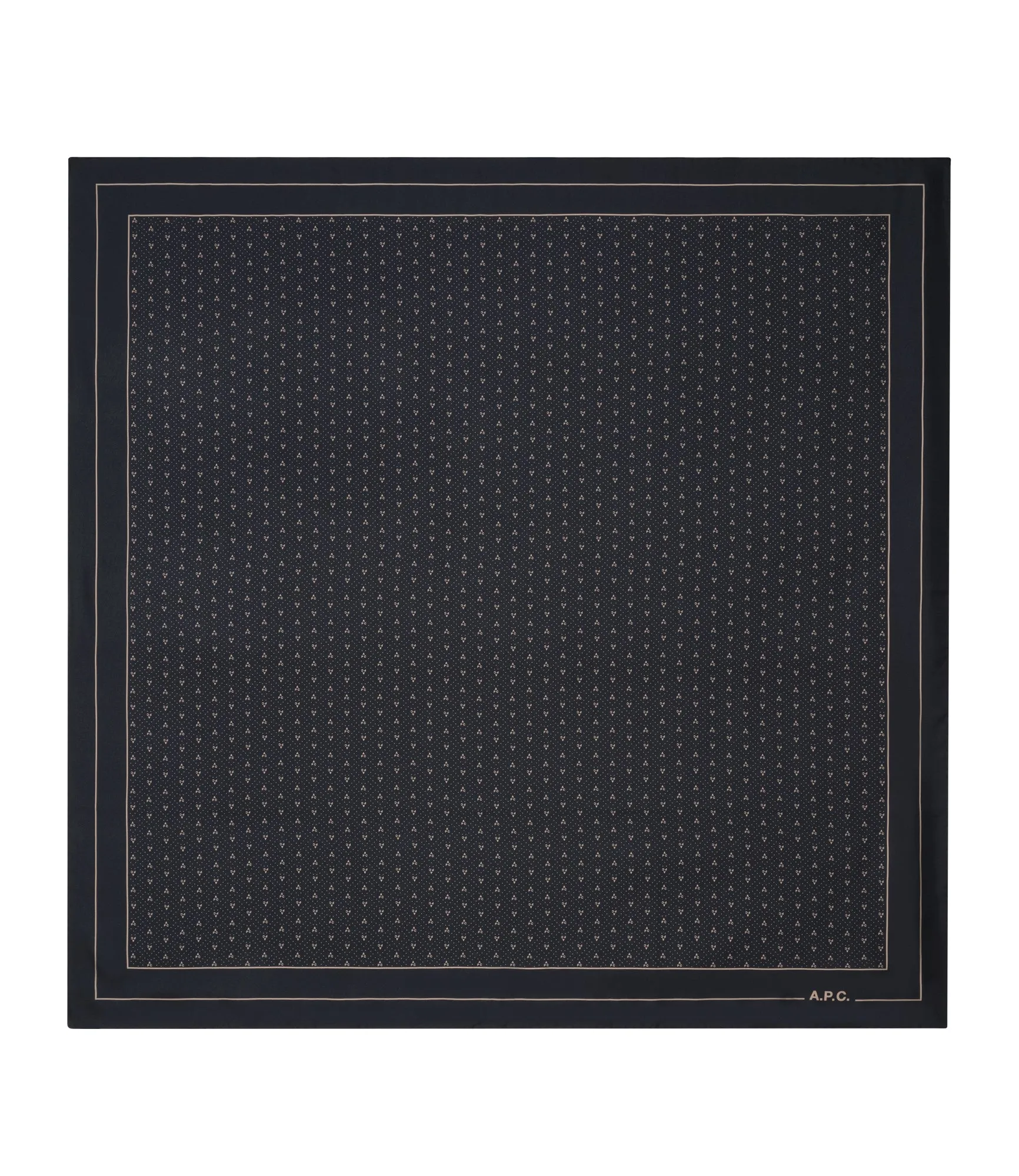 Monogram scarf sold by A.P.C.