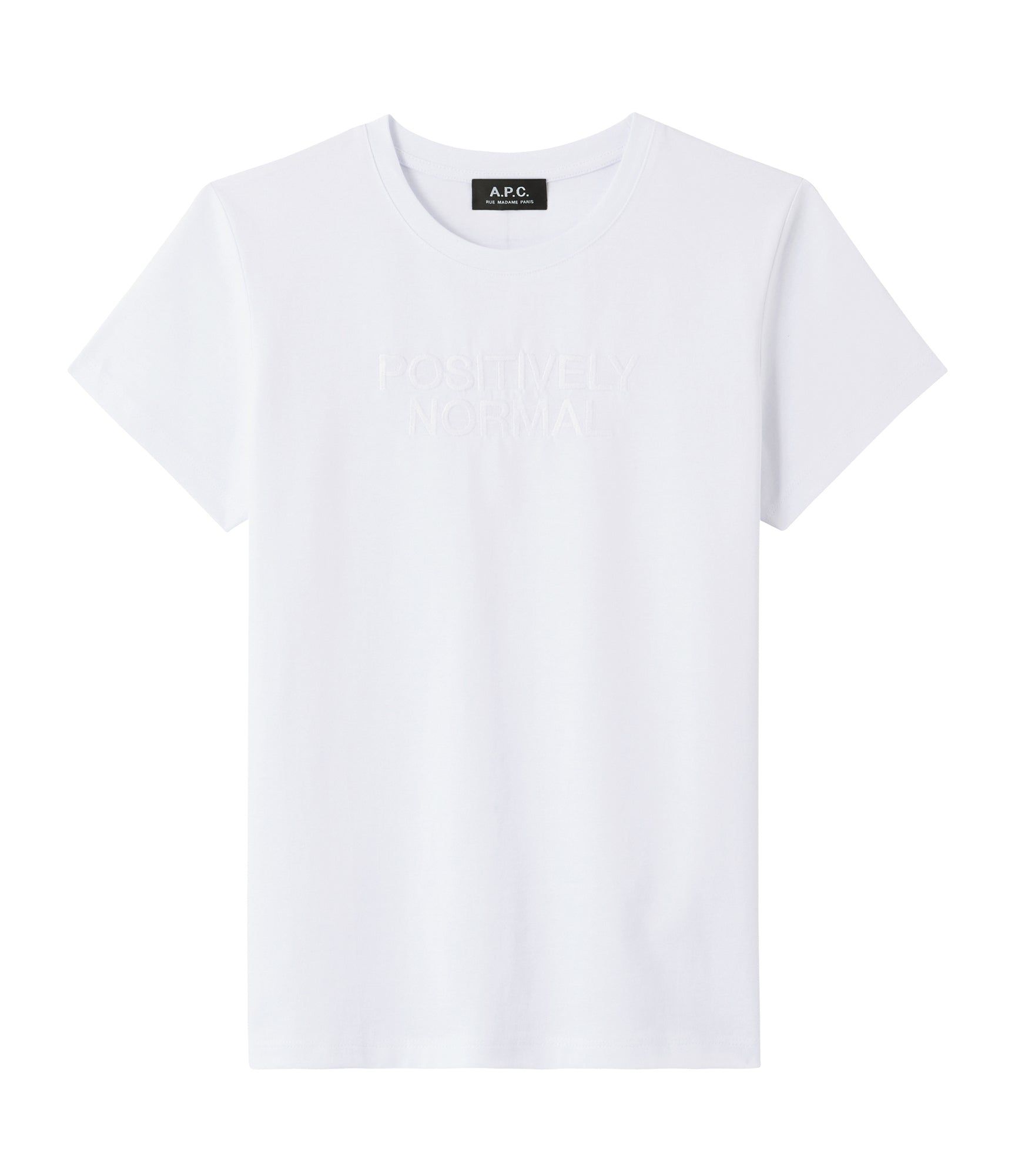 Positively Normal T-shirt sold by A.P.C.