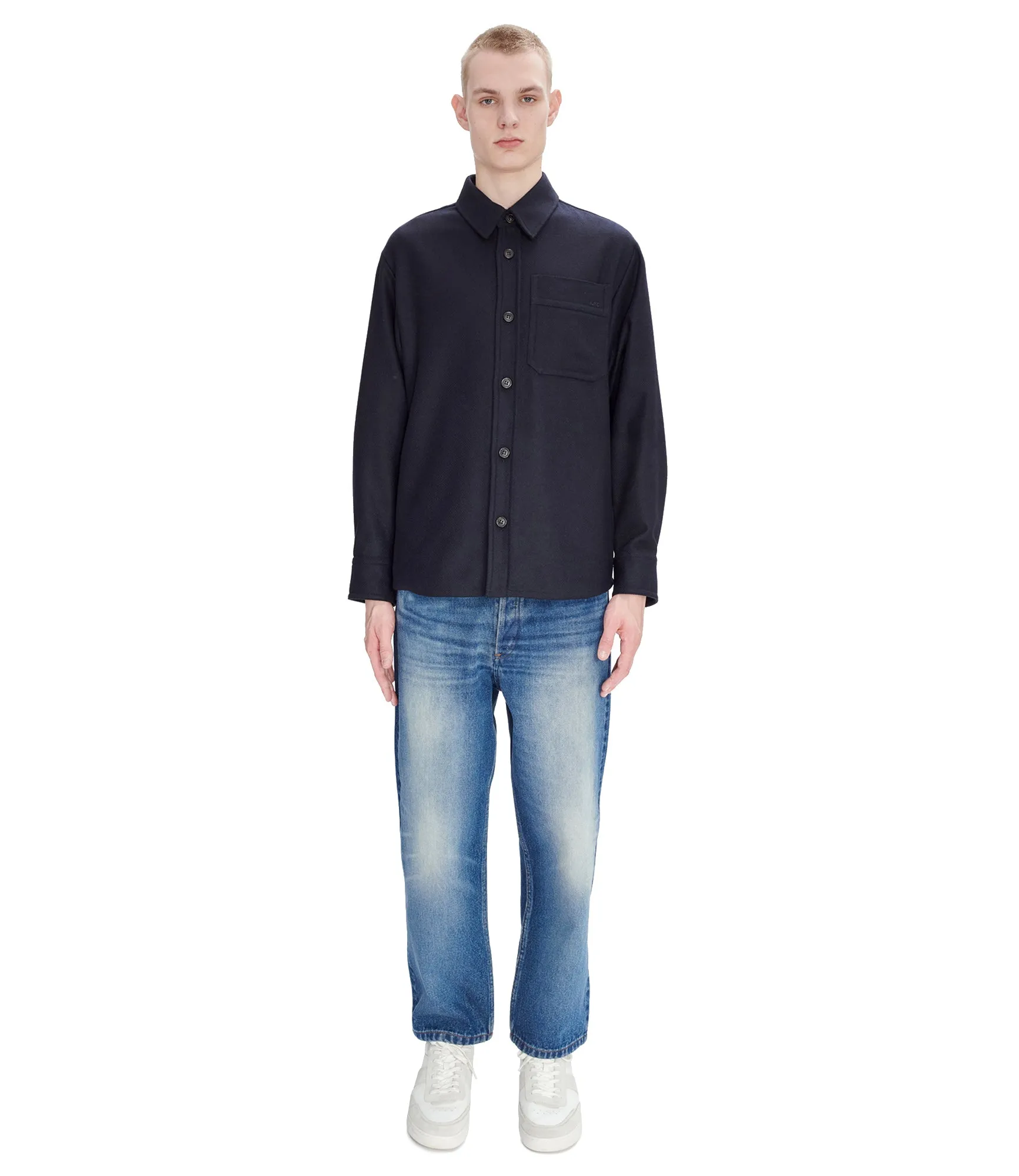 Basile Brodée Poitrine overshirt sold by A.P.C. product image thumbnail 4