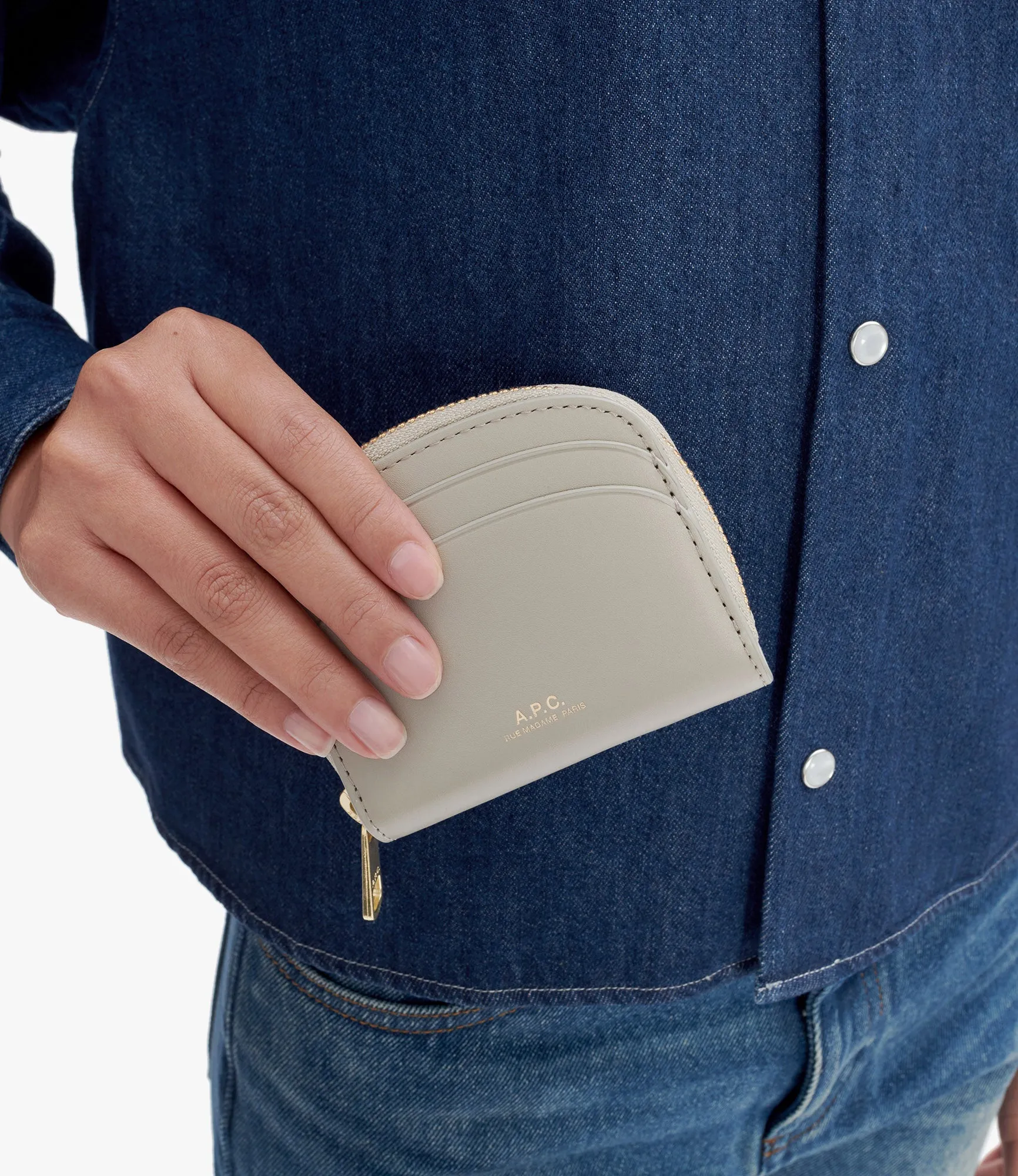 Demi-Lune Mini compact wallet sold by A.P.C. product image thumbnail 2