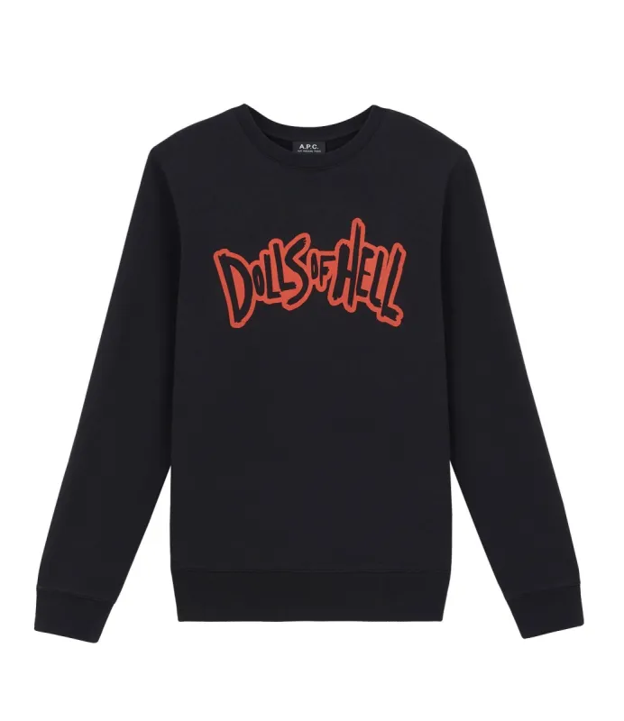 Dolls Of Hell sweatshirt made by A.P.C.