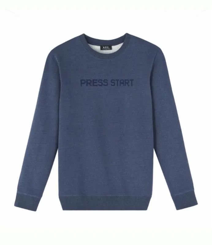 Press Start sweatshirt made by A.P.C.