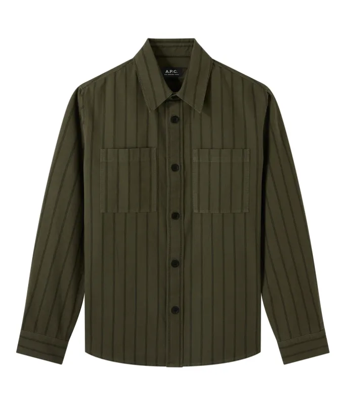 New Bastian overshirt made by A.P.C.