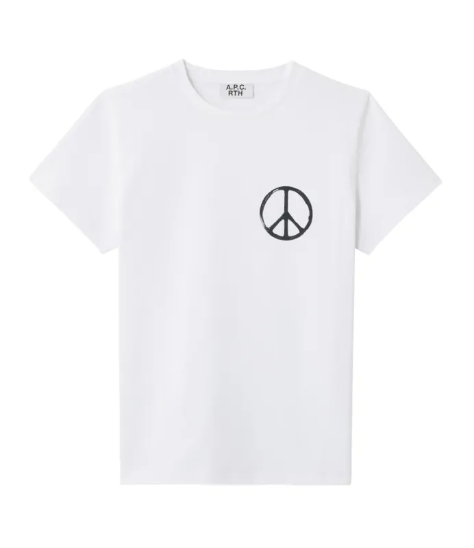 Rth Peace Symbol T-Shirt made by A.P.C.