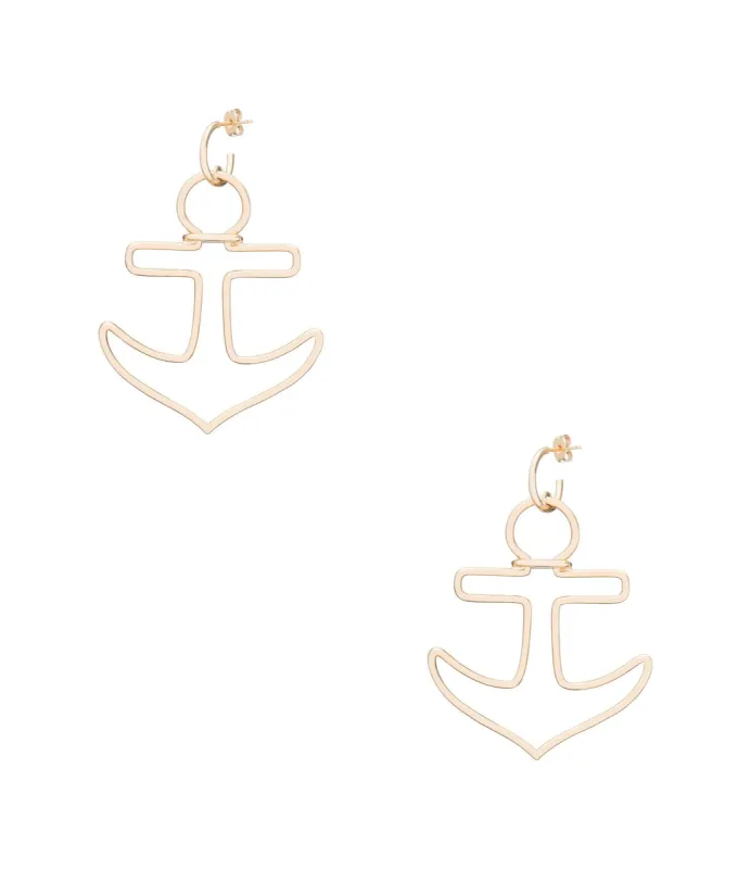 Ancre Maxi hoop earrings made by A.P.C.