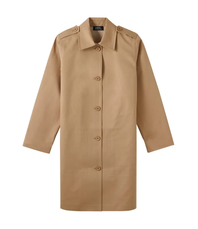 Justine raincoat sold by A.P.C.