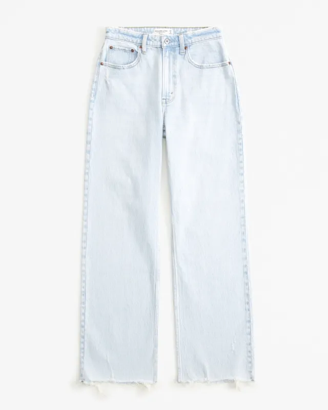 Curve Love High Rise 90s Relaxed Jean made by Abercrombie & Fitch