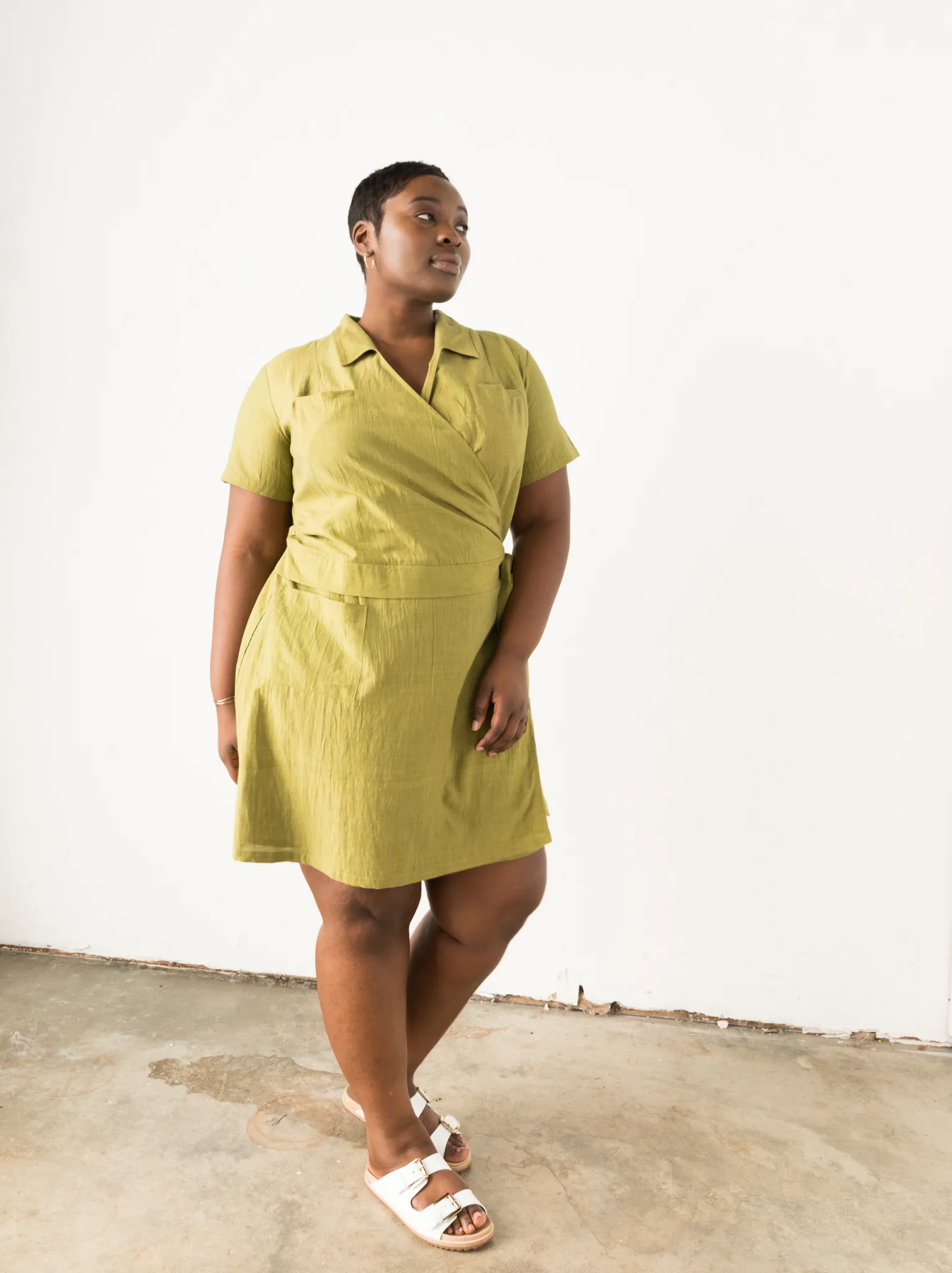 Amy Mini Wrap Dress sold by Able product image thumbnail 5