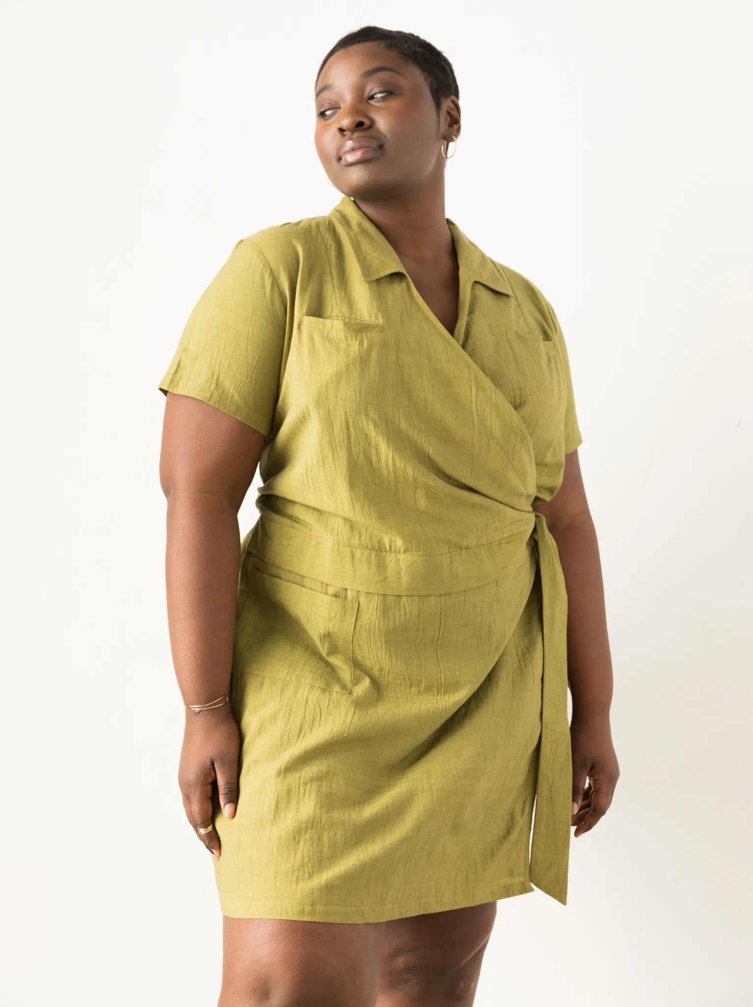 Amy Mini Wrap Dress sold by Able product image thumbnail 4