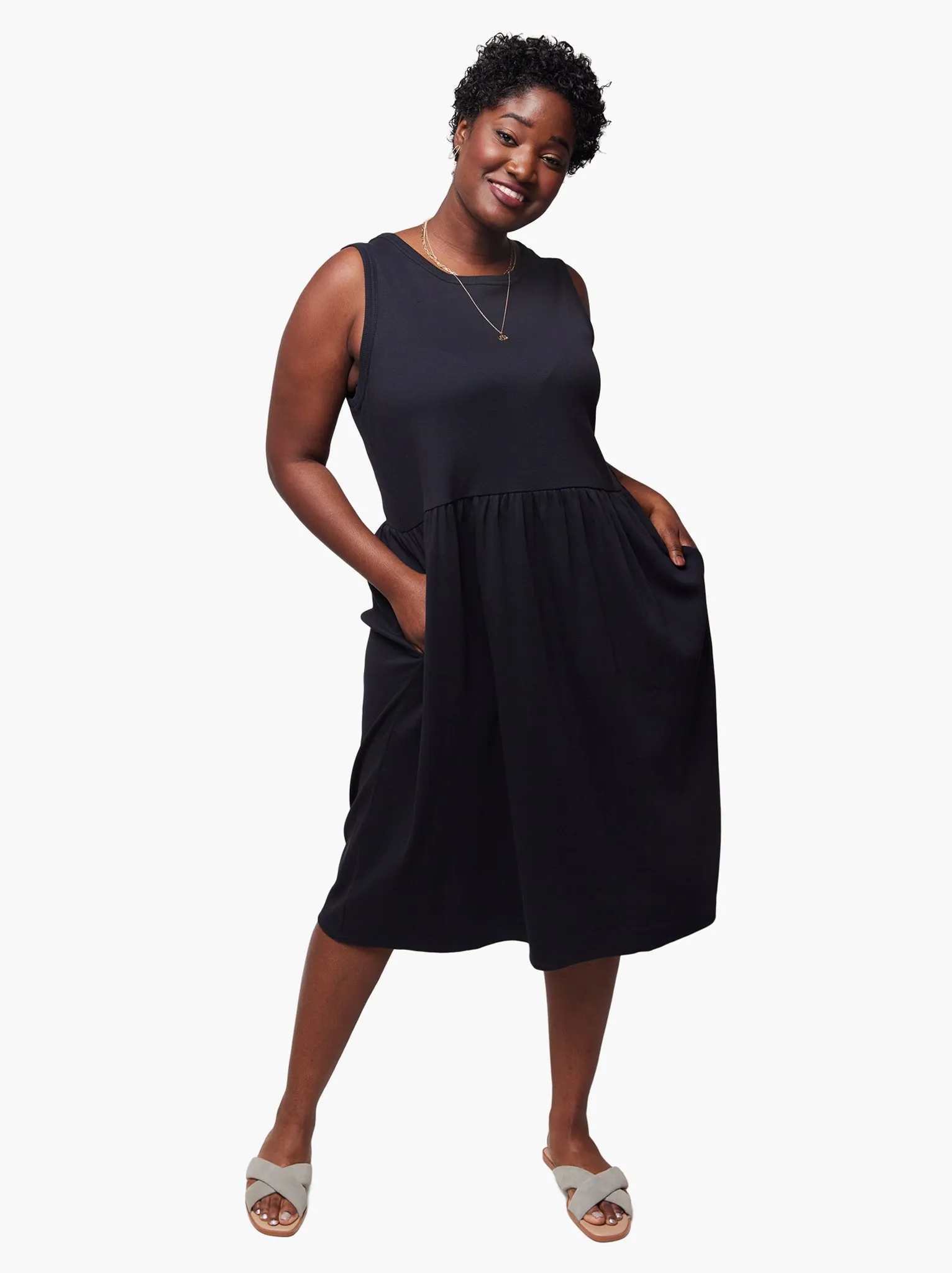 Rosie Relaxed Midi Dress sold by Able