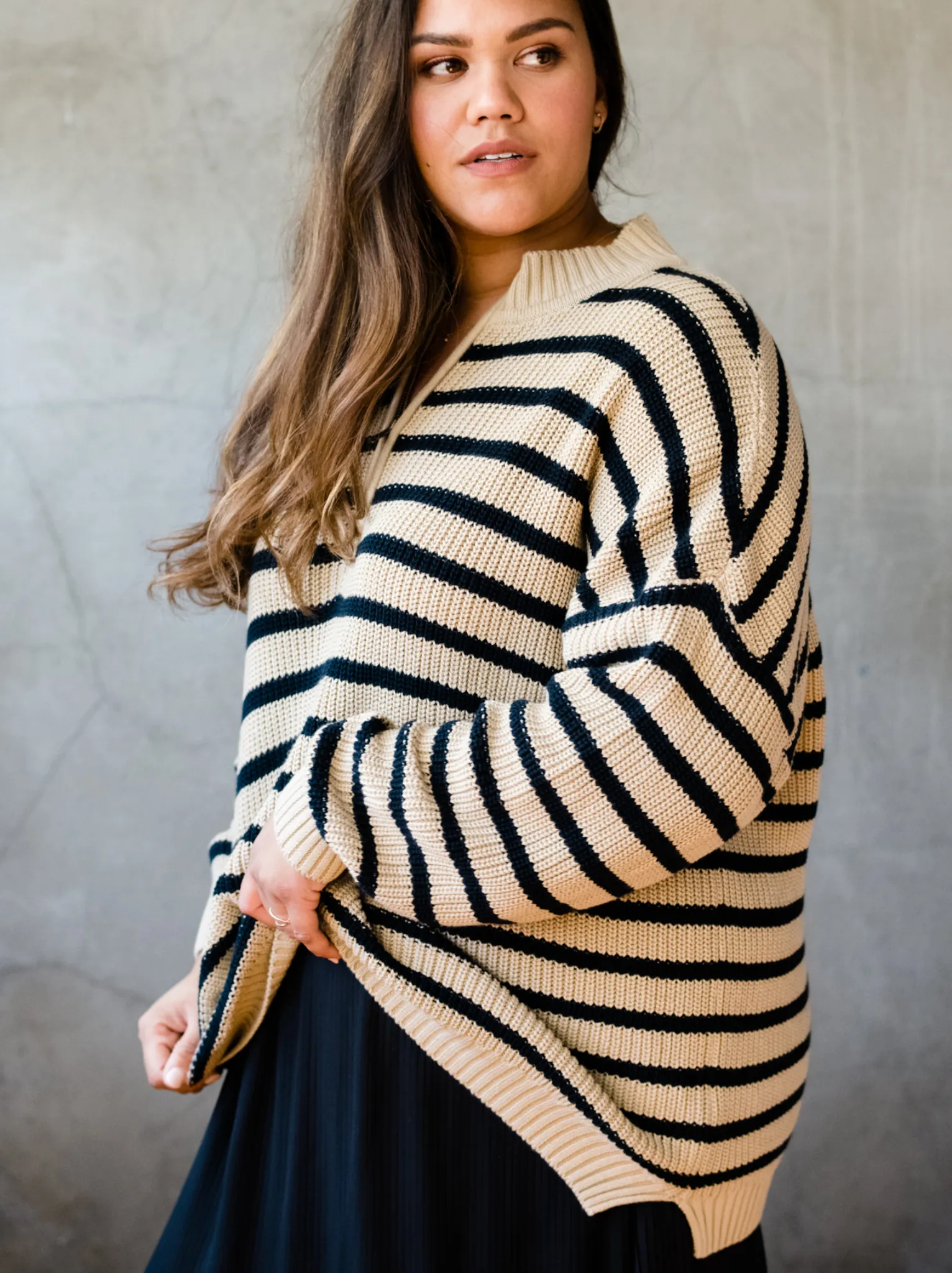 Liz Half Zip Pullover Sweater sold by Able product image thumbnail 3