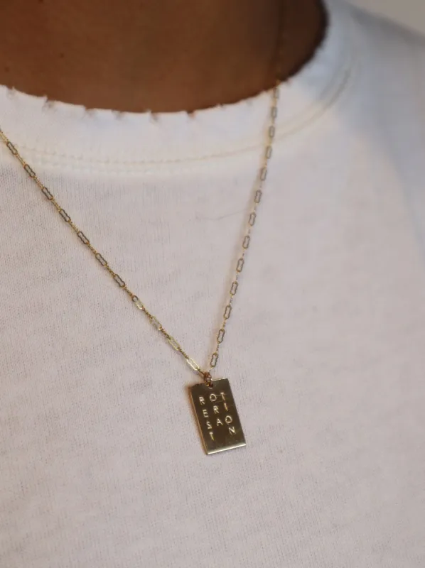 Restoration Novel Necklace sold by Able