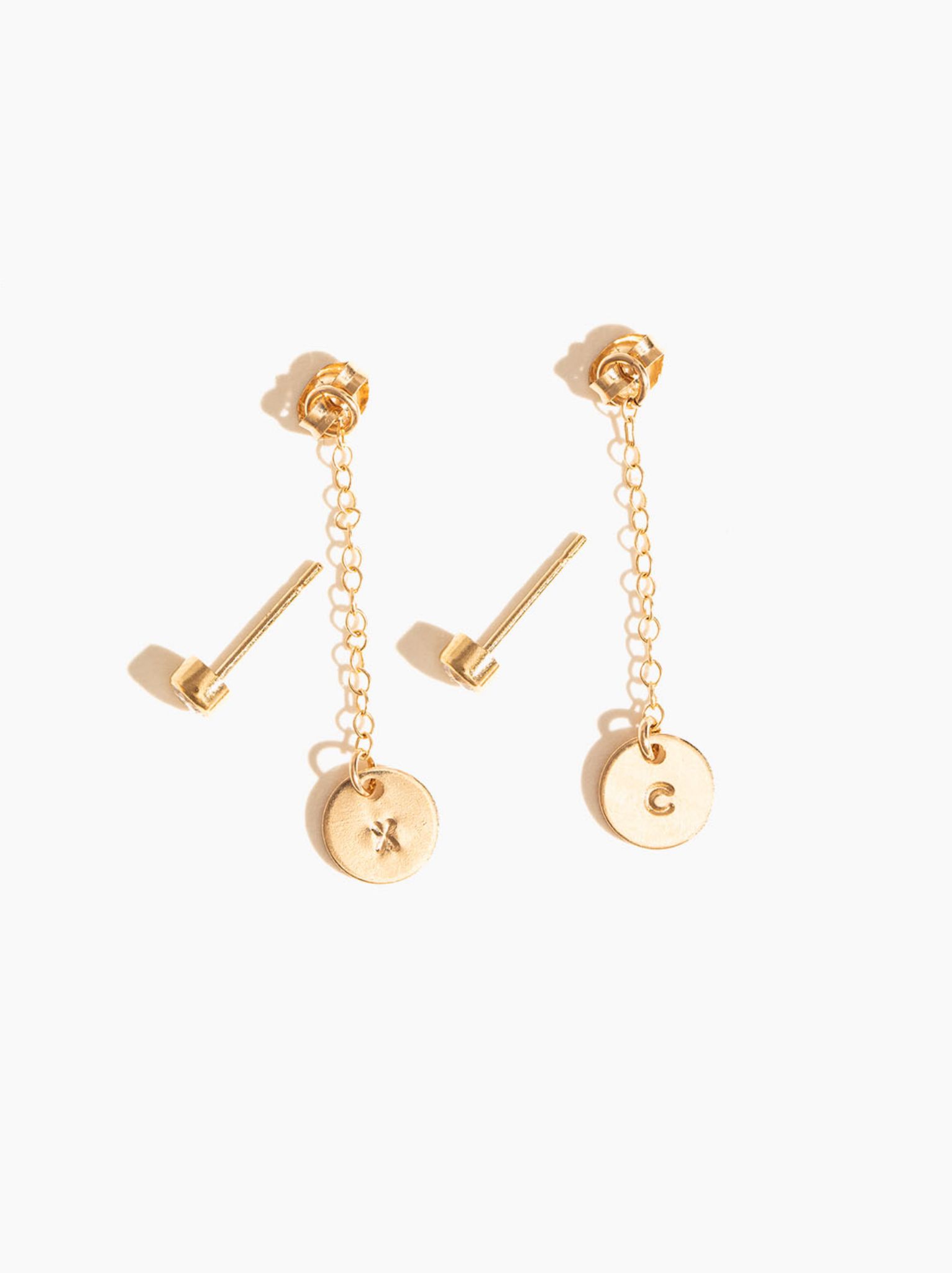 Stella Initial Earrings sold by Able product image thumbnail 3