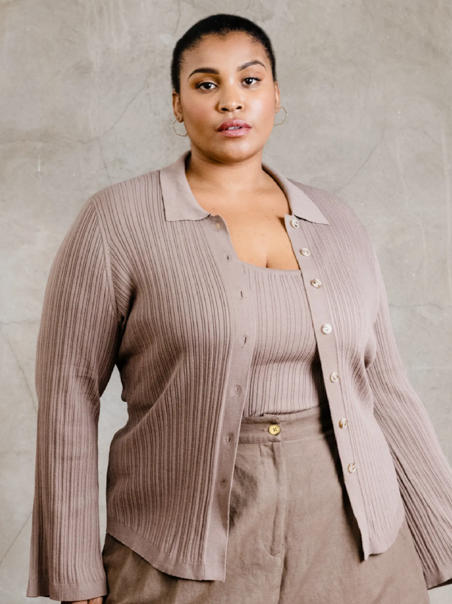 Serena Rib-Knit Cardigan sold by Able product image thumbnail 3