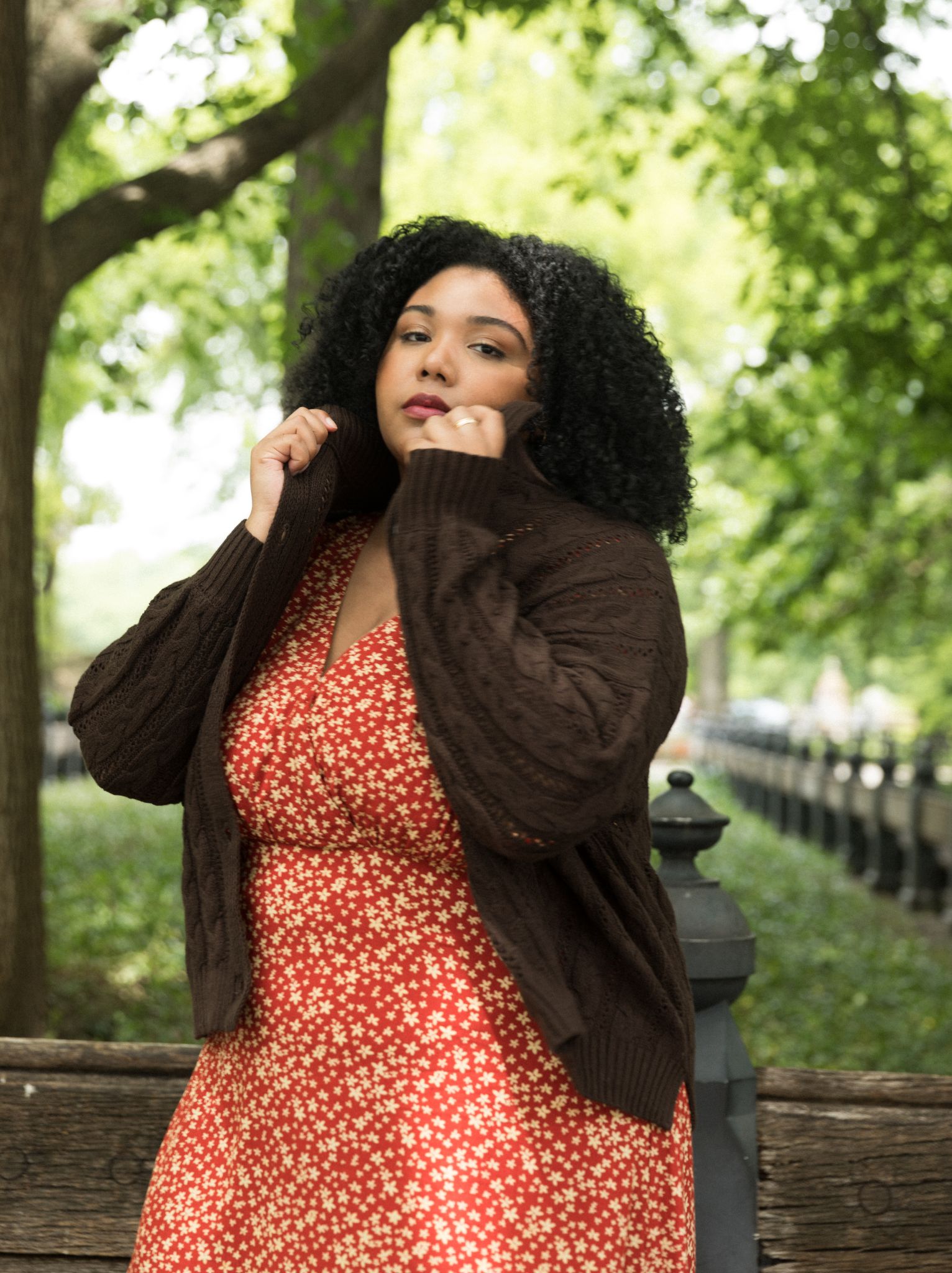 Simone Tie-Sleeve Midi Dress sold by Able product image thumbnail 5