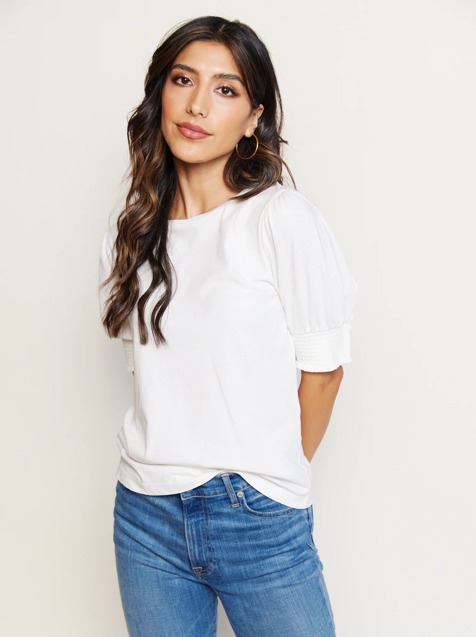 Stella Smocked Sleeve Tee sold by Able product image thumbnail 5