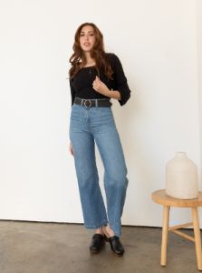 Alma Smocked Top sold by Able