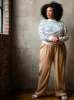 Claire Crepe Wide Leg Pant sold by Able