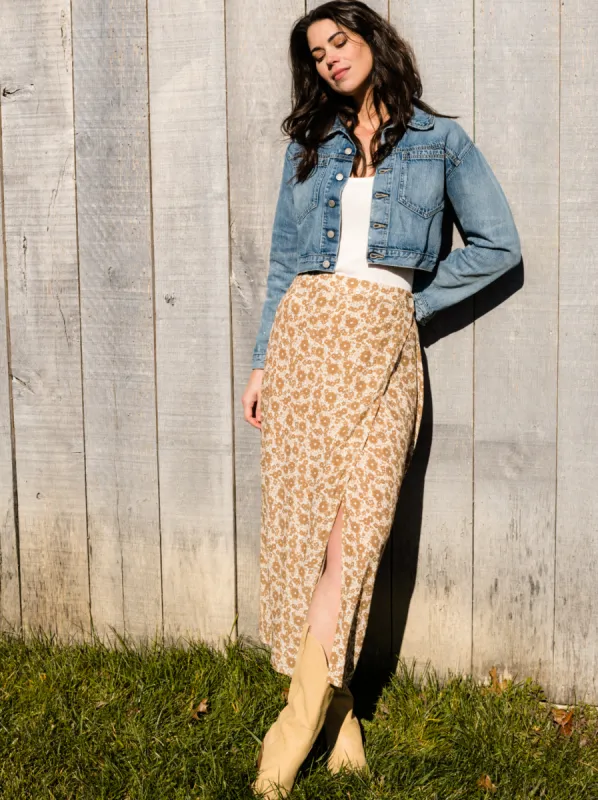 Jianna Wrap Maxi Skirt sold by Able