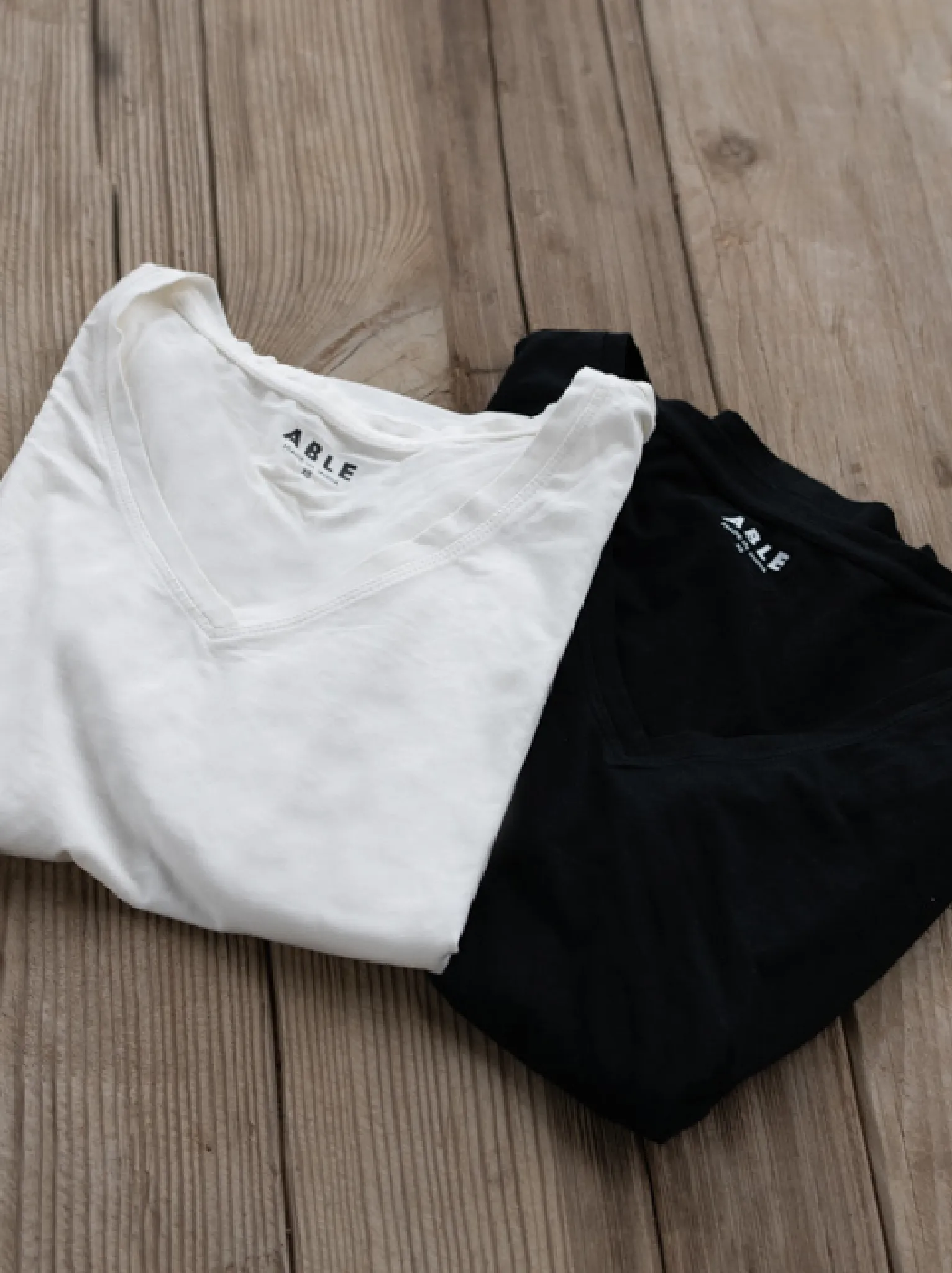 Meghan Drapey V-Neck Tee Bundle sold by Able