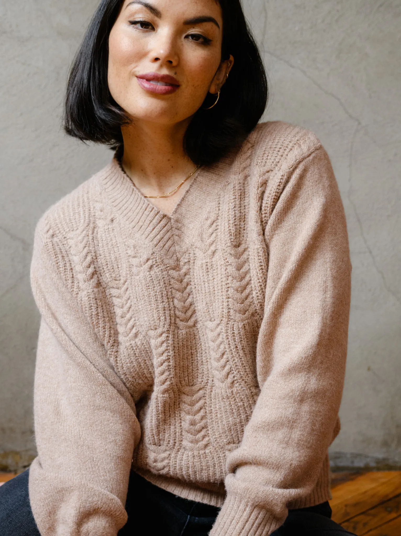 Lindsey Cable Pullover Sweater sold by Able product image thumbnail 5
