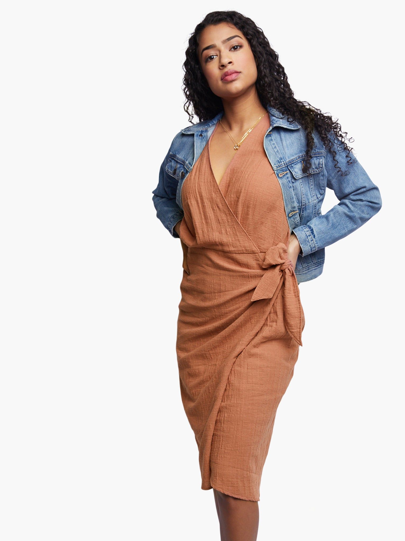 Cady Wrap Dress sold by Able product image thumbnail 3