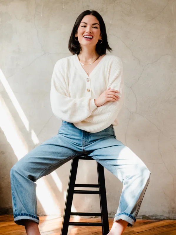 Jo Relaxed High Rise Jean sold by Able