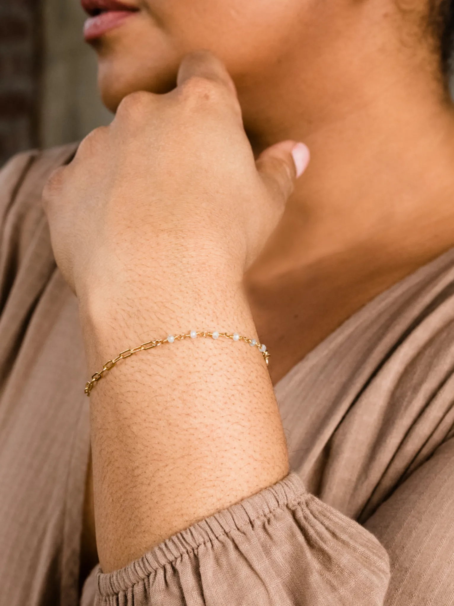 Aquamarine Duet Bracelet sold by Able product image thumbnail 2