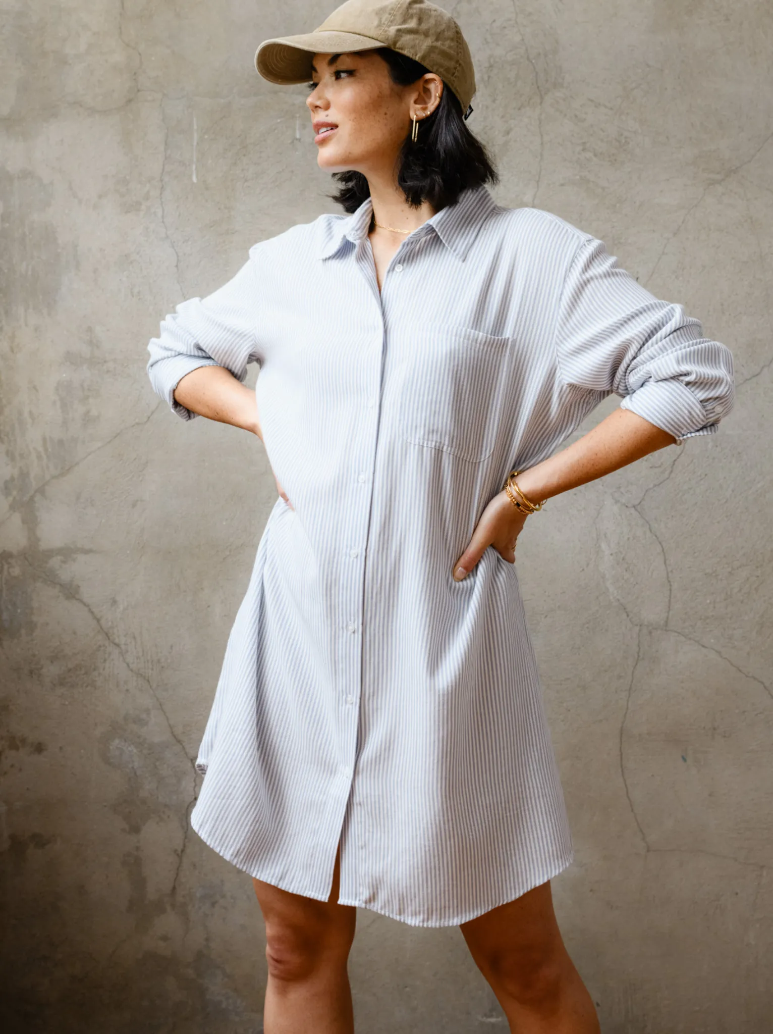 Harris Button Down Shirt Dress sold by Able product image thumbnail 3