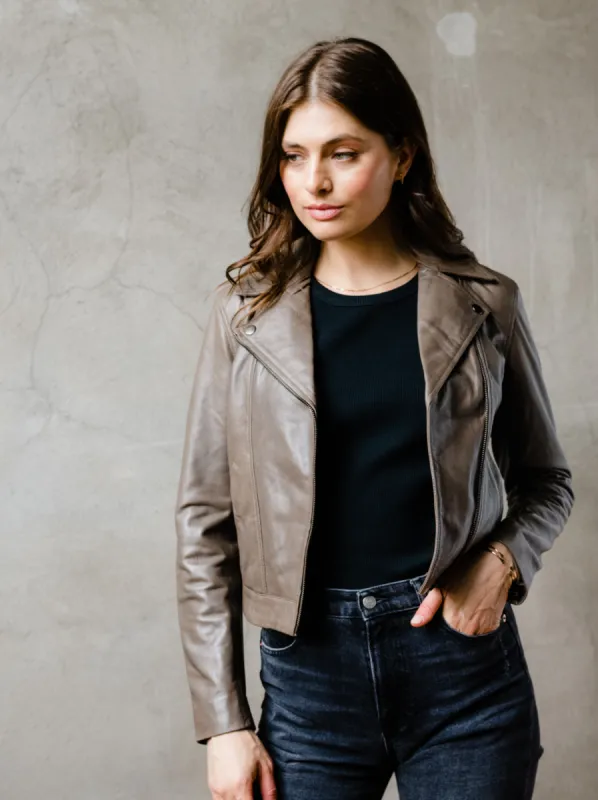 Maha Leather Jacket sold by Able