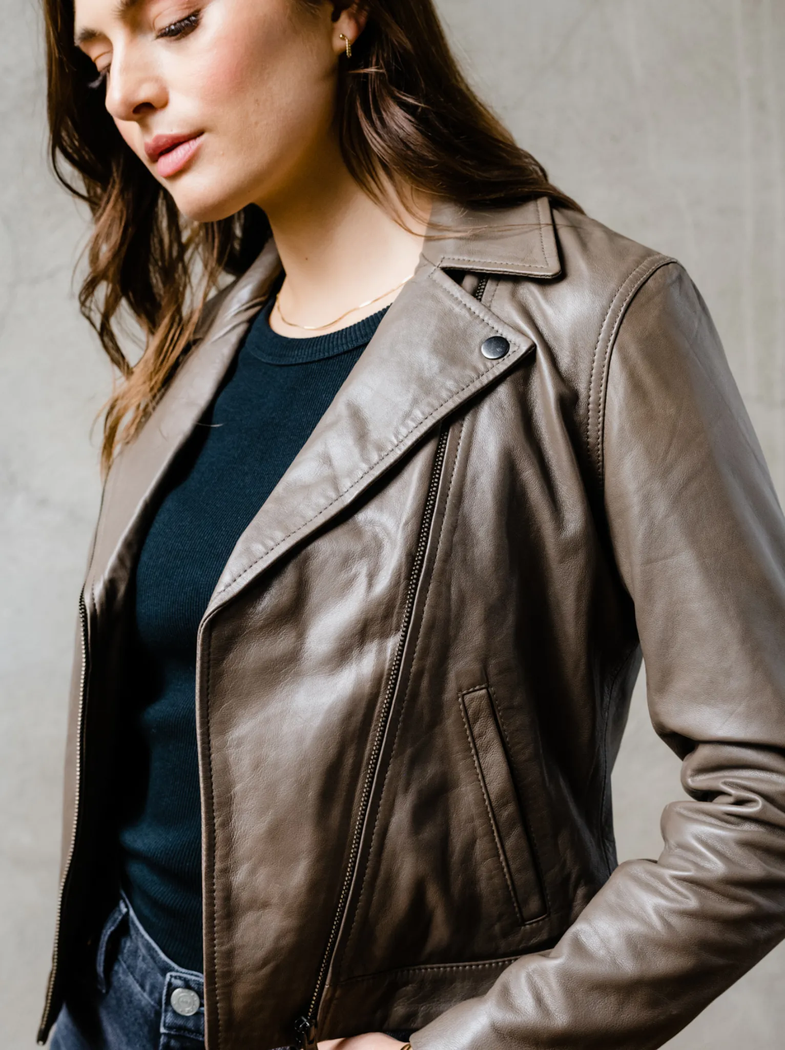 Maha Leather Jacket sold by Able product image thumbnail 4