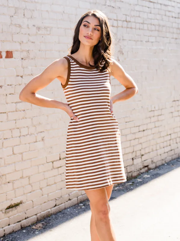 James Racerback Tank Dress sold by Able