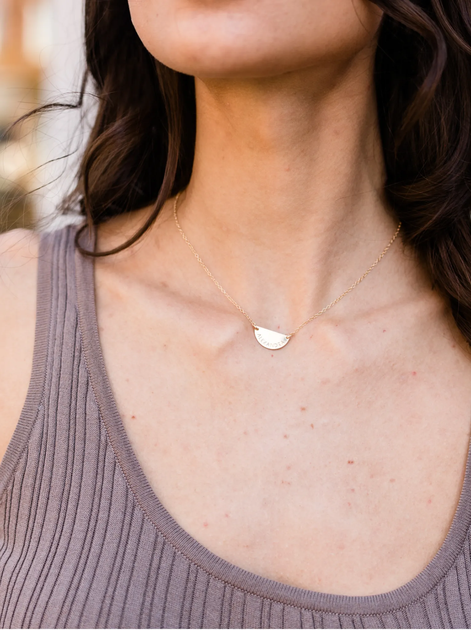 Half Moon Necklace sold by Able product image thumbnail 2