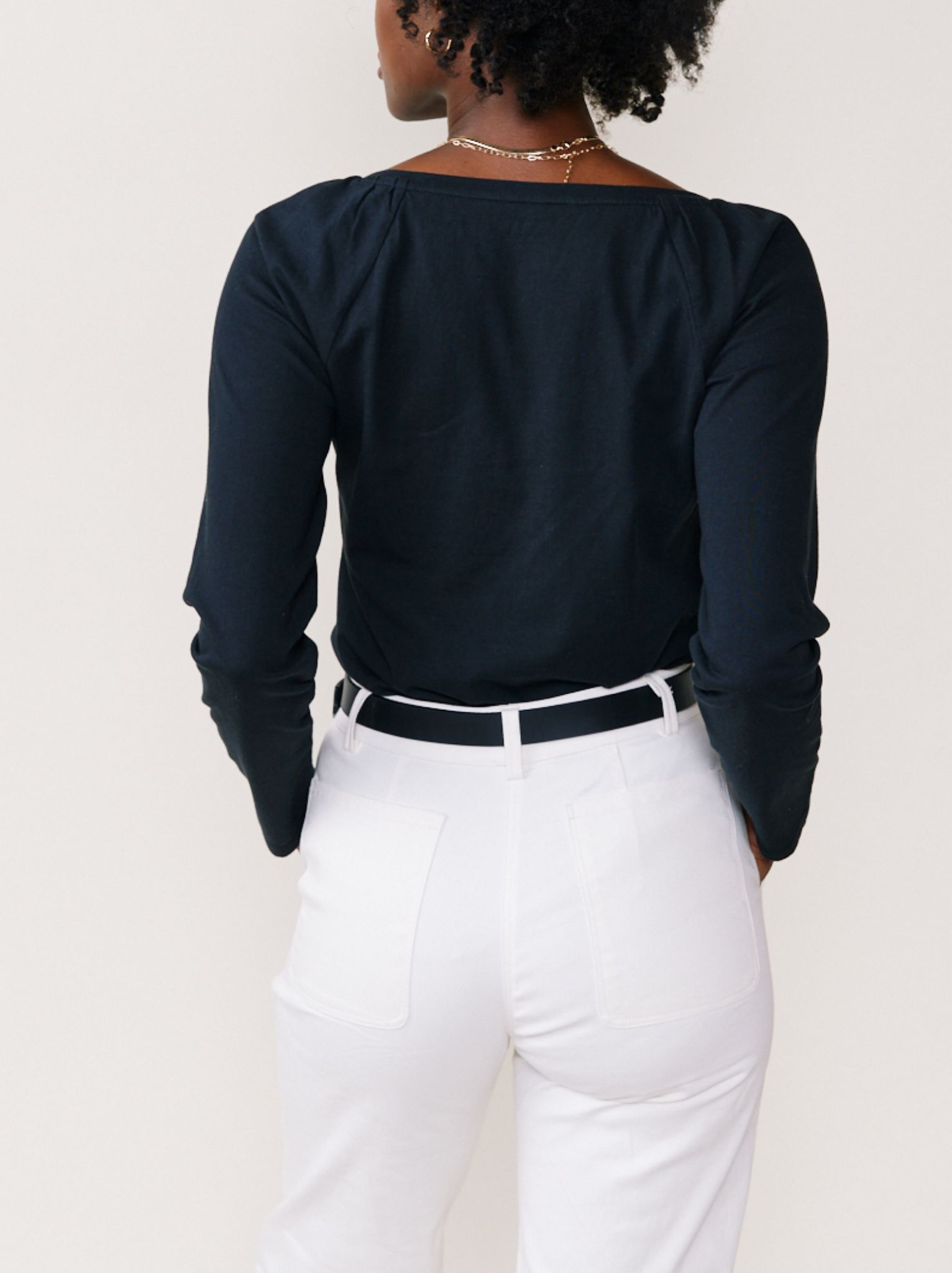 Marine Feminine Neck Tee sold by Able product image thumbnail 2