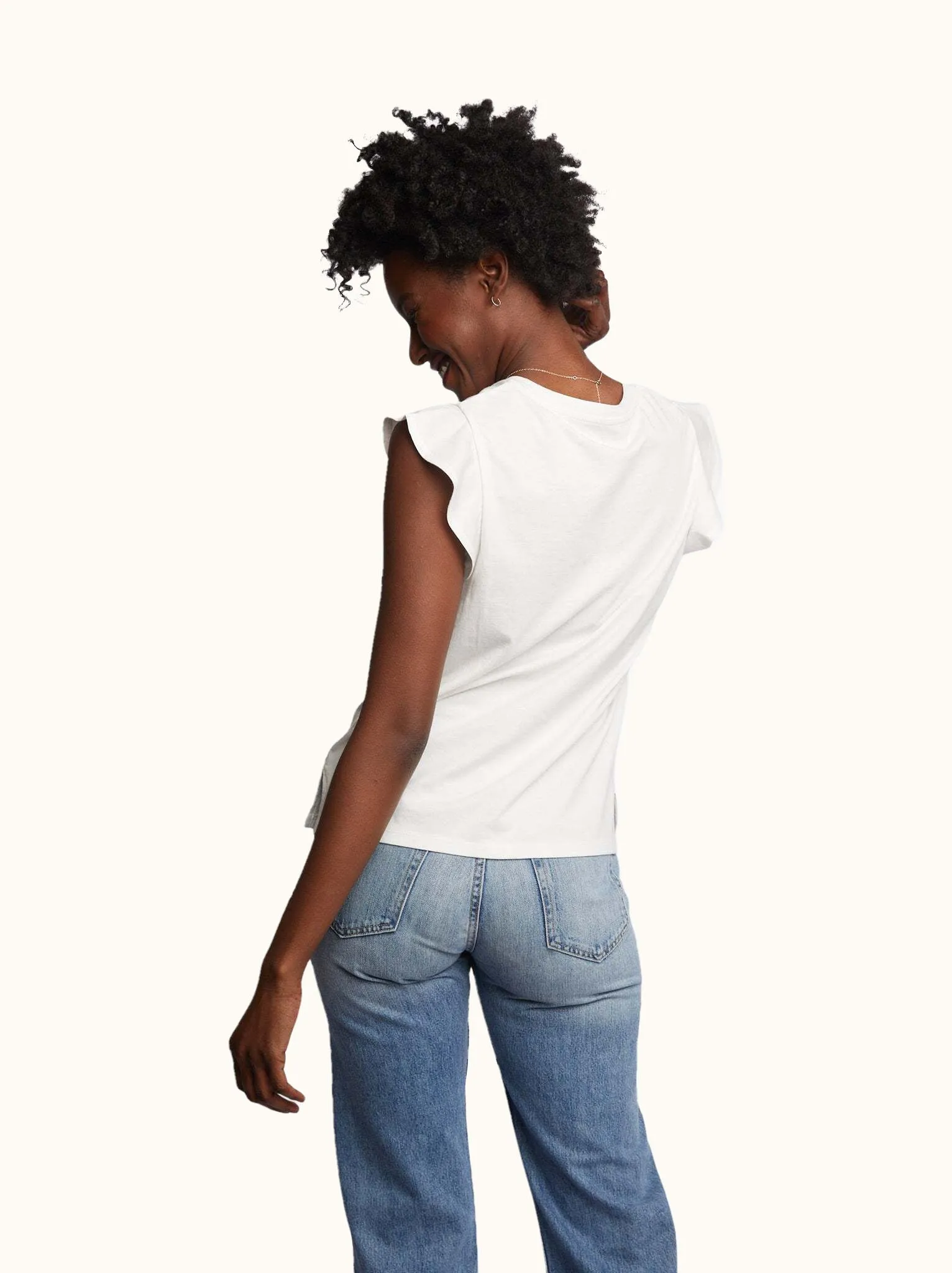 Toni Ruffle Tank sold by Able product image thumbnail 4