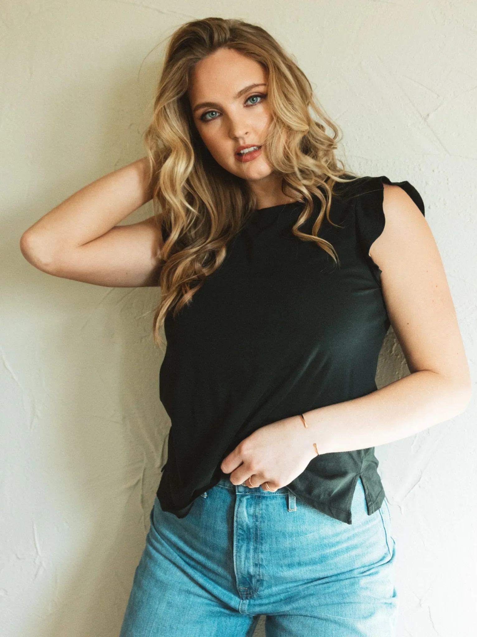 Toni Ruffle Tank sold by Able product image thumbnail 5
