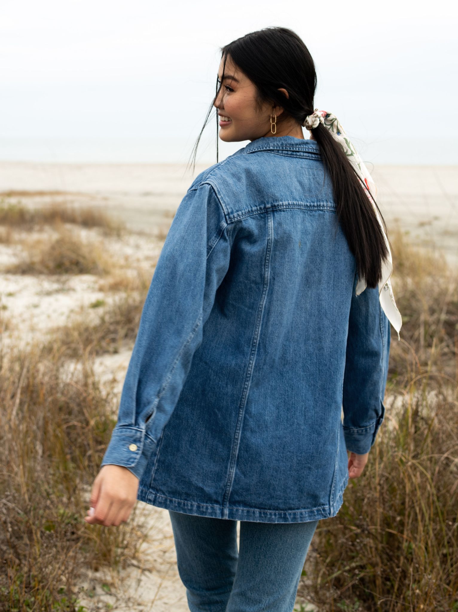 Joan Denim Shacket sold by Able product image thumbnail 4