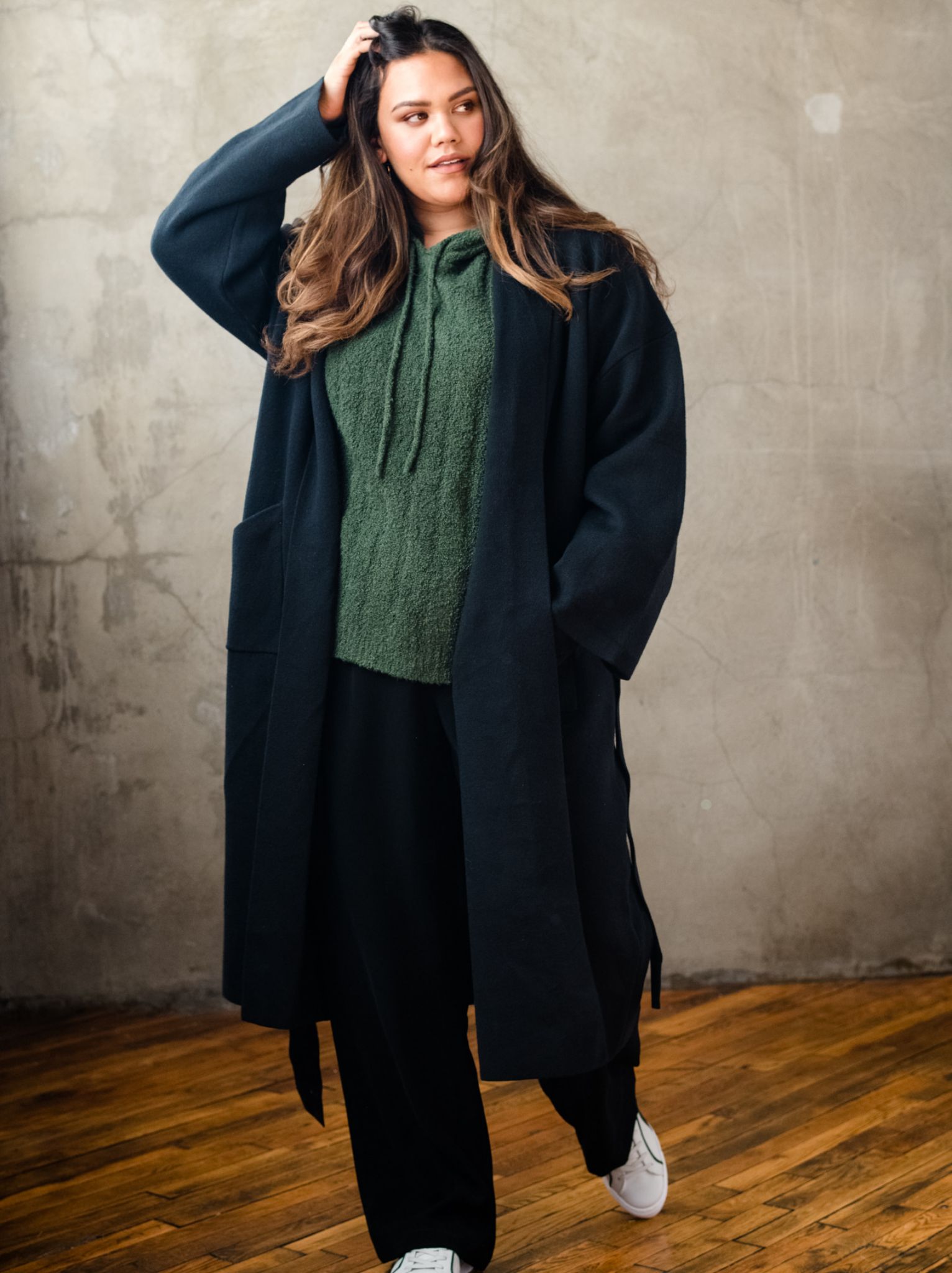 Brooke Wrap Sweater Coat sold by Able product image thumbnail 3