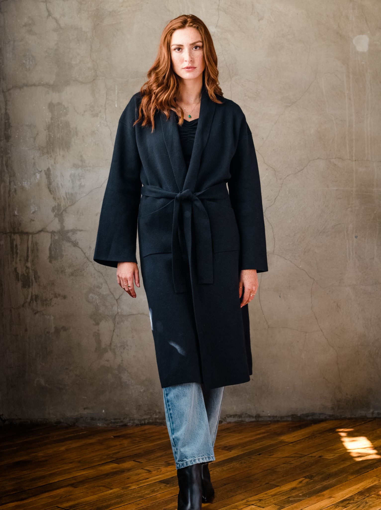 Brooke Wrap Sweater Coat sold by Able